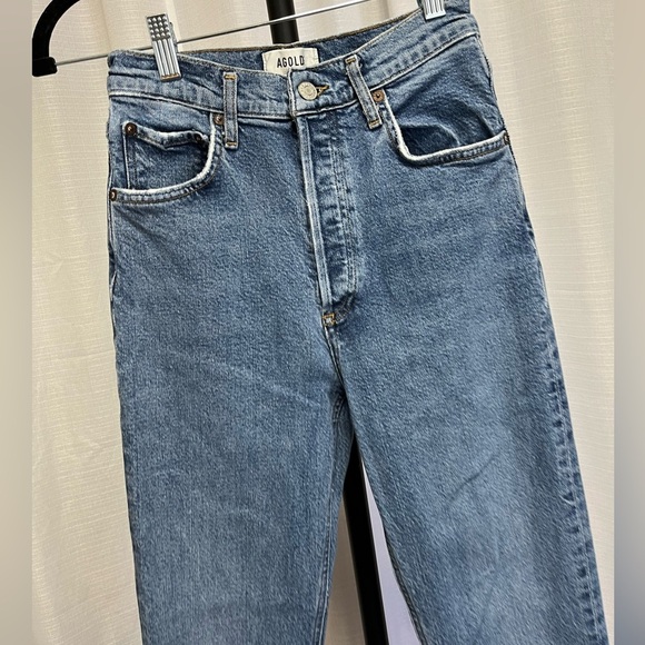 AGOLDE Riley High Rise Straight Crop in Transfer button fly | size 25 - Picture 2 of 11